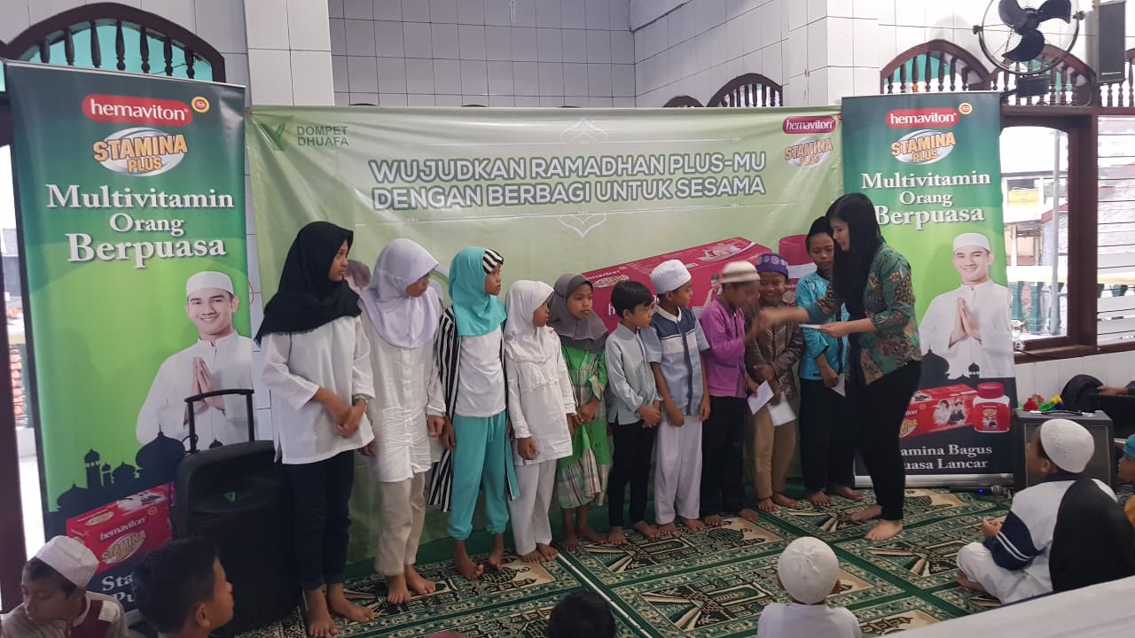 Wujudkan Ramadhan Plus-mu dengan berbagi untuk sesama  bersama hemaviton Stamina Plus
